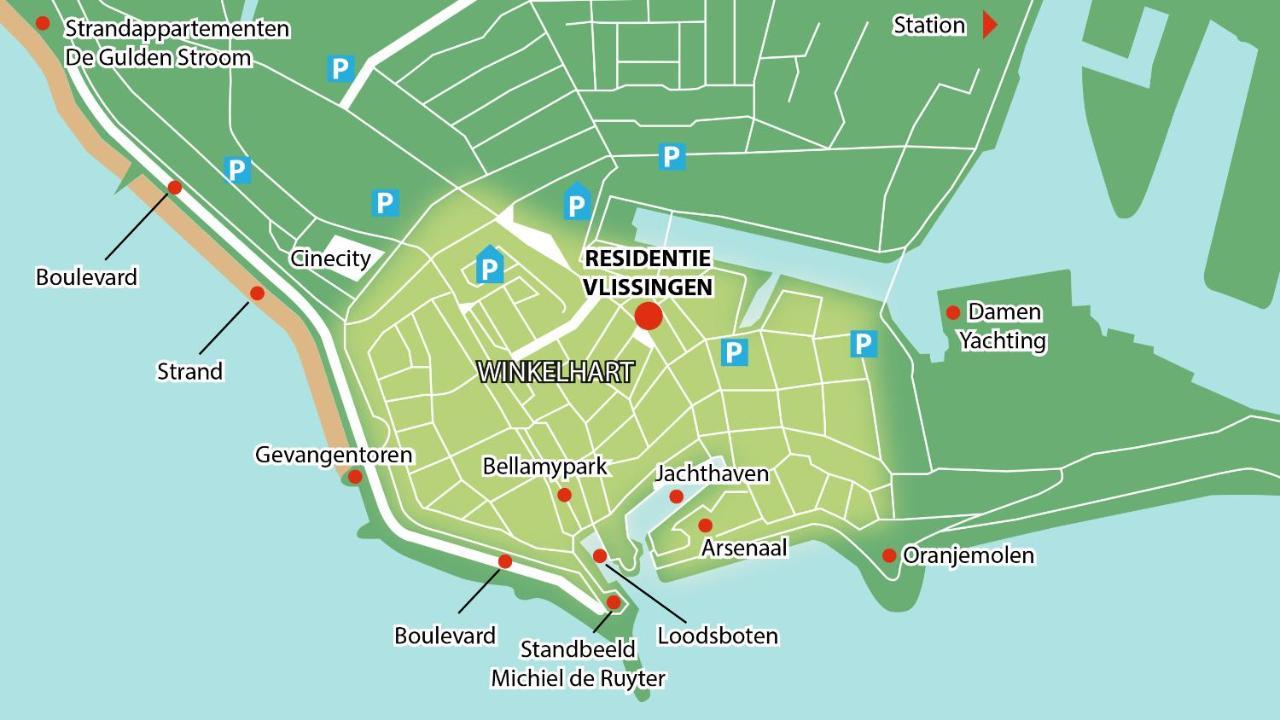 Hotel Residentie Vlissingen Exterior foto